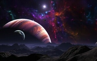 Outer Space Wallpaper Galaxies Planets