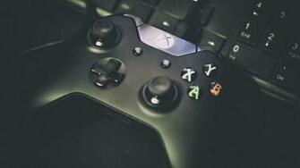 Xbox One Console Gamepad Joystick Wallpaper