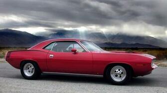 Wallpaper Plymouth Barracuda Car Red Cuda Muscle Cars