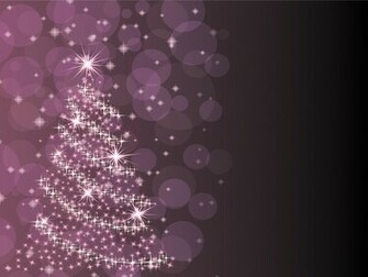 Purple Christmas Tree Large Image