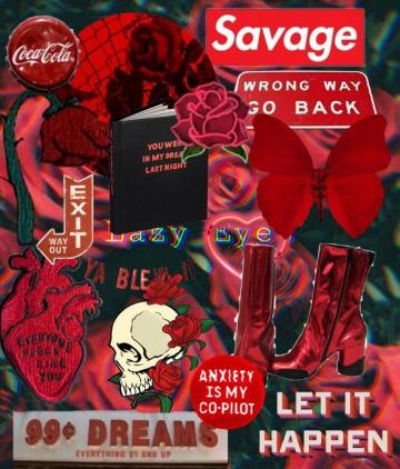 Red Aesthetic Wallpaper On