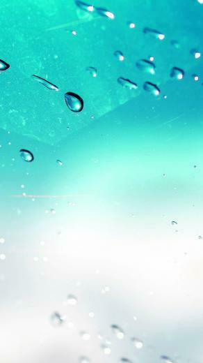 Rain Drop Splash Window Sky Nature Art iPhone Wallpaper