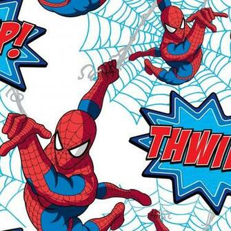 Graham Brown Spiderman Marvel Comics Wallpaper 10m Roll White