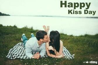 Happy Kiss Day HD Wallpaper
