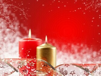 Christmas Candles Wallpaper