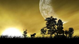 Nature Abstract Wallpaper Which Is Under The