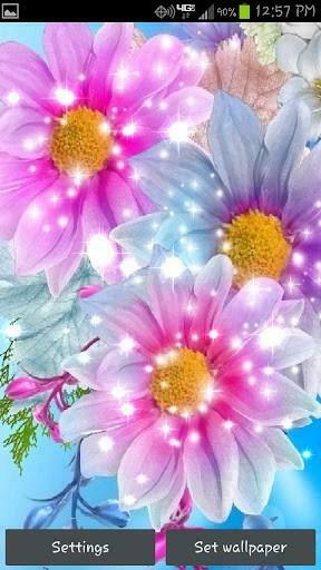 Glitter Flowers Live Wallpaper For Android By Fulbourn Apps