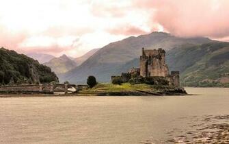 Eilean Donan Castle Dornie Scotland Desktop Wallpaper Nr