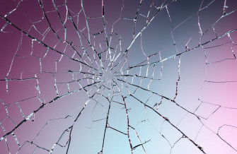 Realistic Cracked Screen Wallpaper