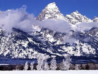 Vol Morning Winter Light On The Teton Range Wyoming Wallpaper