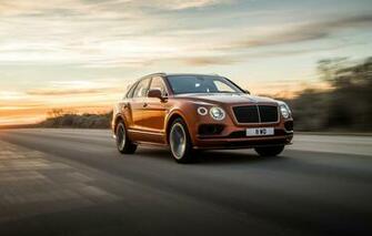 Wallpaper Machine Asphalt Movement Lights Speed Bentley