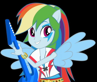 Las Equestria Girls Rainbow Dash Wallpaper