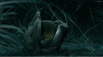 Halo Helmet On Ground Wallpaper