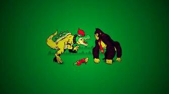 Bowser And Donkey Kong Nintendo Lomo HD Wallpaper Hot