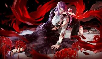 Tokyo Ghoul Kaneki Ken Kamishiro Rize Eye Patch Two Wallpaper