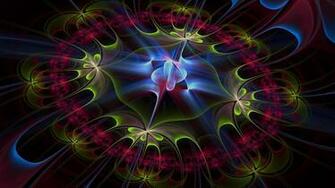 Wallpaper Fractal Colorful Colors Patterns Laptop