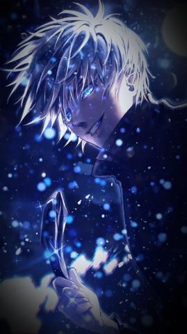 Gojo Satoru Wallpaper In Anime Background Cool