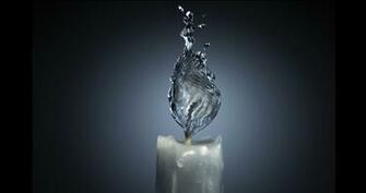 Abstract Frozen Candle HD Wallpaper For Desktop