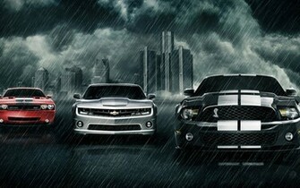 American Muscle Cars Wallpaper HD