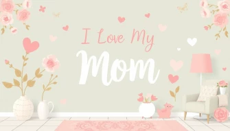 I Love My Mom Wallpaper
