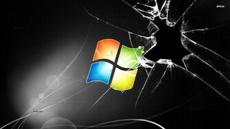 Wallpaper Windows Glass Computers Broken Computer