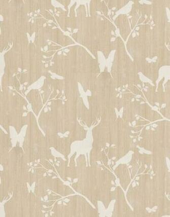 Does This Lovely Deer Bird Butterfly Wallpaper Come In Another