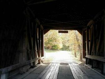 Covered Bridge Wallpaper Background Theme Desktop