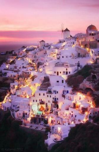 Beautiful Place Santorini Greece Wallpaper Desktop Go