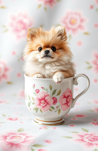 Teacup Pomeranian Wallpaper