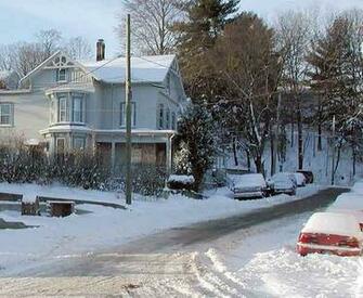 New England Winter Scene