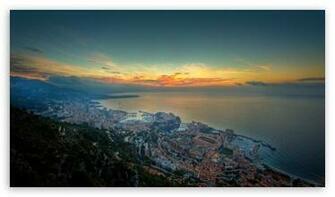 Monaco Aerial Wallpaper