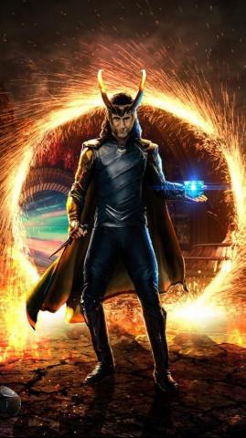 The Iron Spider iPhone Wallpaper Loki Marvel