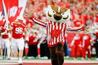 Bucky Badger Football At Uw