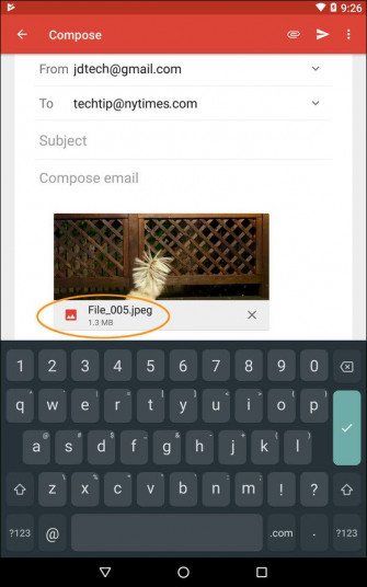 Sharing High Resolution Photos By Email The New York Times