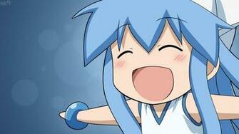 Cute Squid Girl Chibi HD Anime Wallpaper Pictures