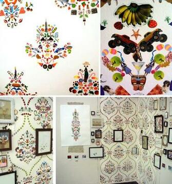 Stickers Turned Wallpaper Decor Hacks