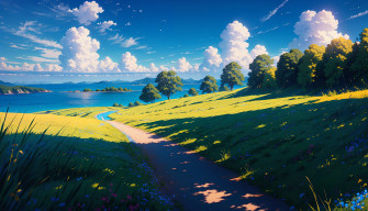 Anime Landscape 4k Ultra HD Wallpaper