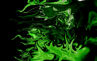 Green Flame Wallpaper
