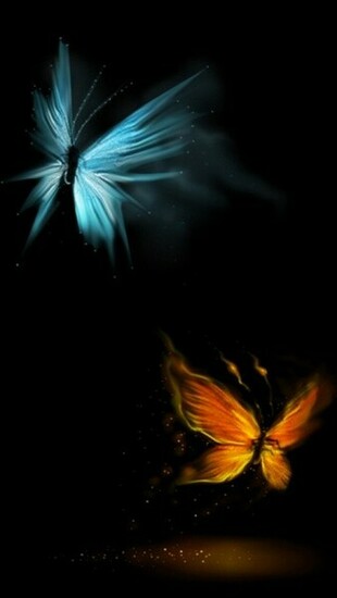 Samsung Omnia HD Wallpaper I8910 Icon Butterflies