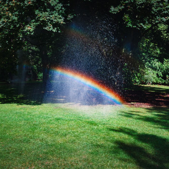 Wallpaper Weekends Rainbow iPhone
