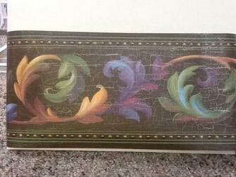 Acanthus Brown Scroll Wallpaper Border