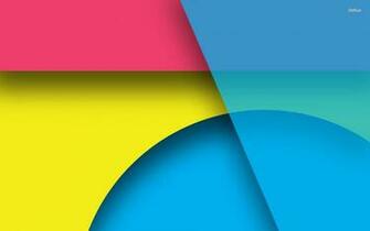 Bright Shapes Wallpaper Abstract