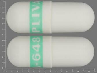 Pliva Pill Image White Capsule Shape