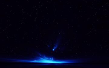 Night Sky Stars Clouds Earth Space Wallpaper