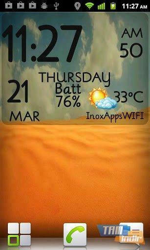 Digital Clock Live Wallpaper Ndir Android In Dijital Saat