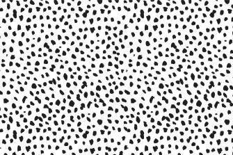 Black White Dalmatian Print Wallpaper Mural Murals