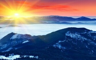 Winter Sun Wallpaper