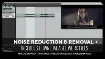 Noise Reduction Removal Remove Background Hiss Part