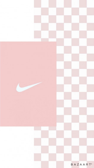Pink Wallpaper Nike Simple iPhone