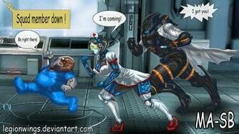 Mass Effect Multiplayer Nurses By Legionwings